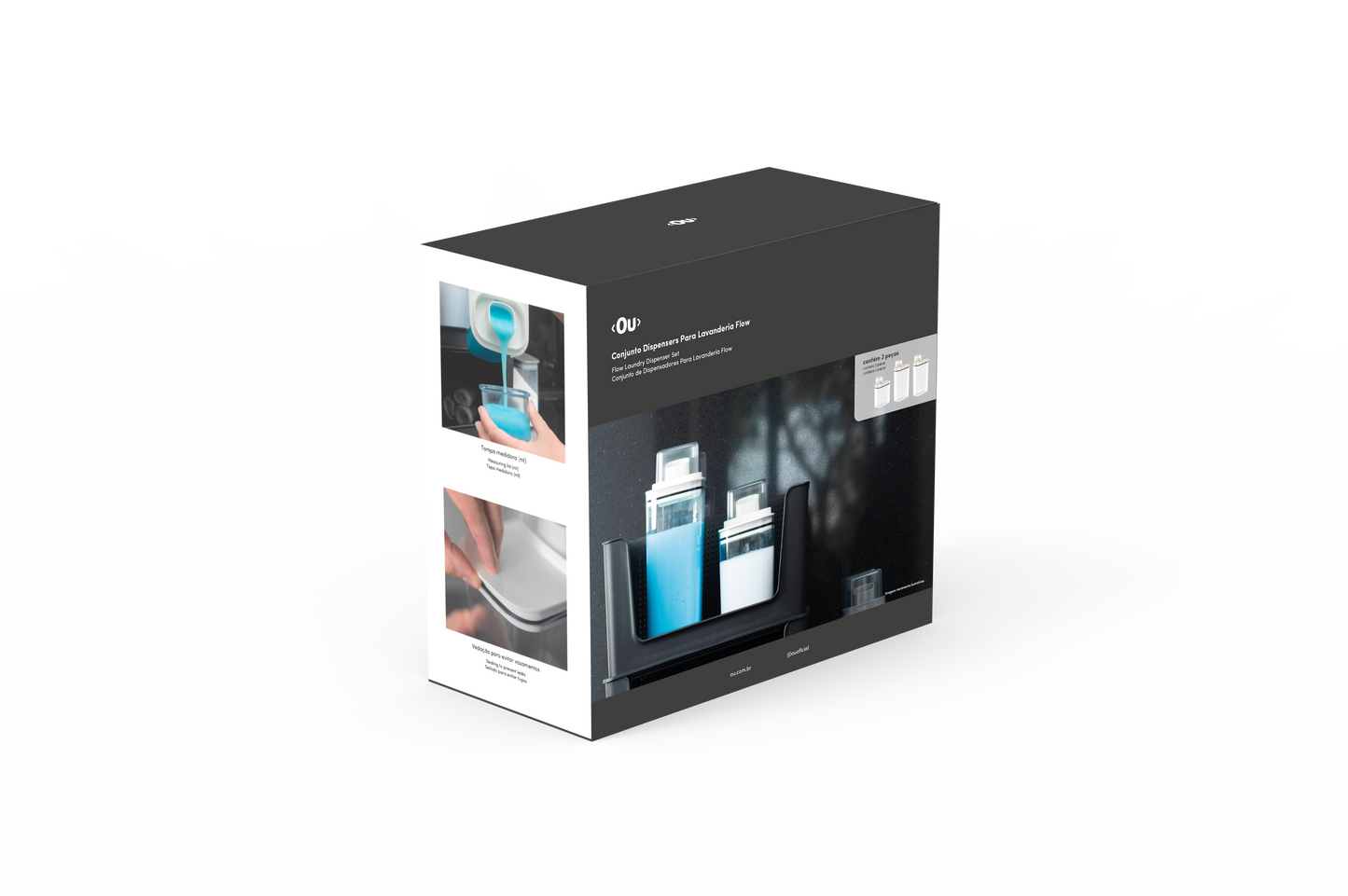Conjunto Dispensers para Lavanderia Flow