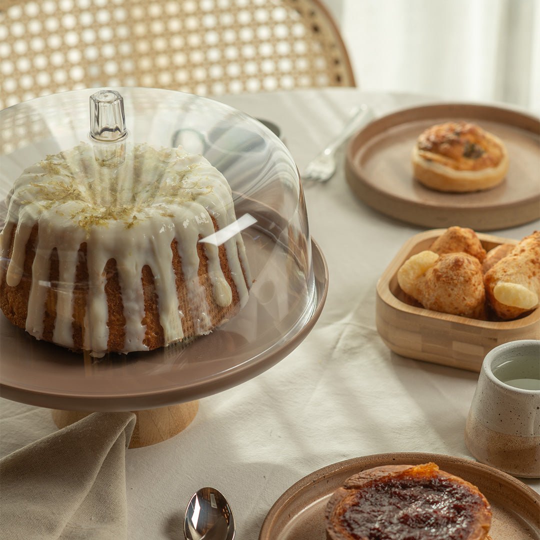 Boleira Ou com Cúpula e Pé 25cm Linha Lume - Ou