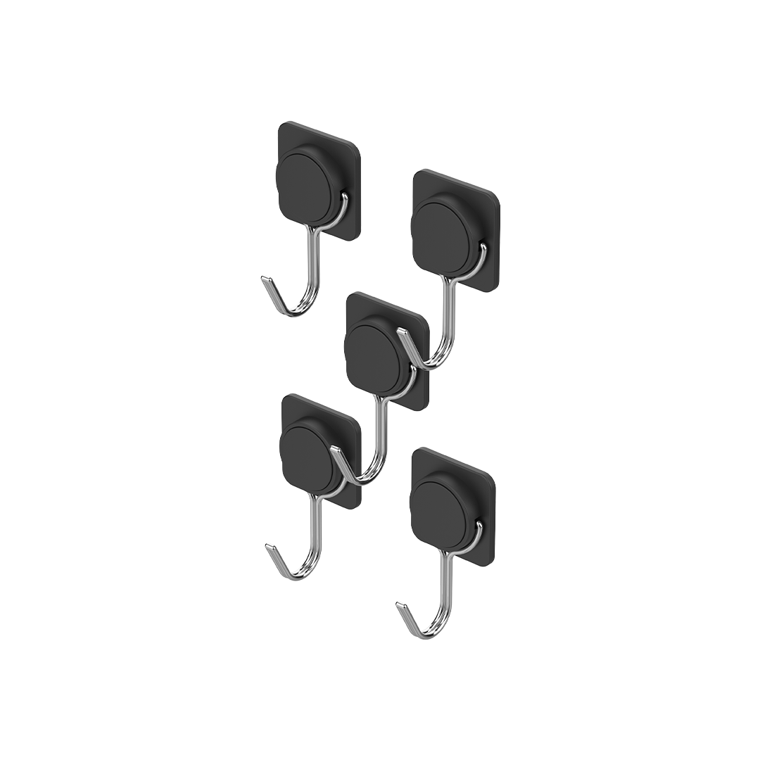 Conjunto Mini Gancho Organizador Multiuso 5 Peças Ou Linha Flow