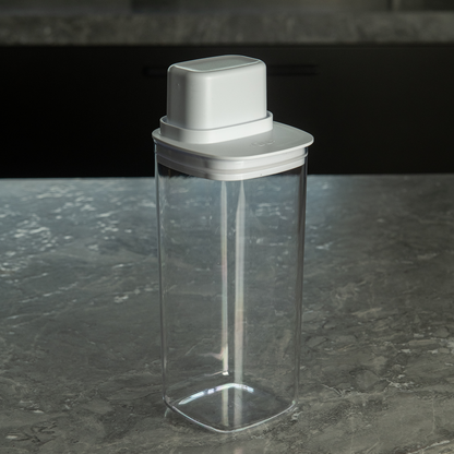 Pote Hermético Para Mantimentos com Medidor Ou Quadrado 1,5L Linha Drop