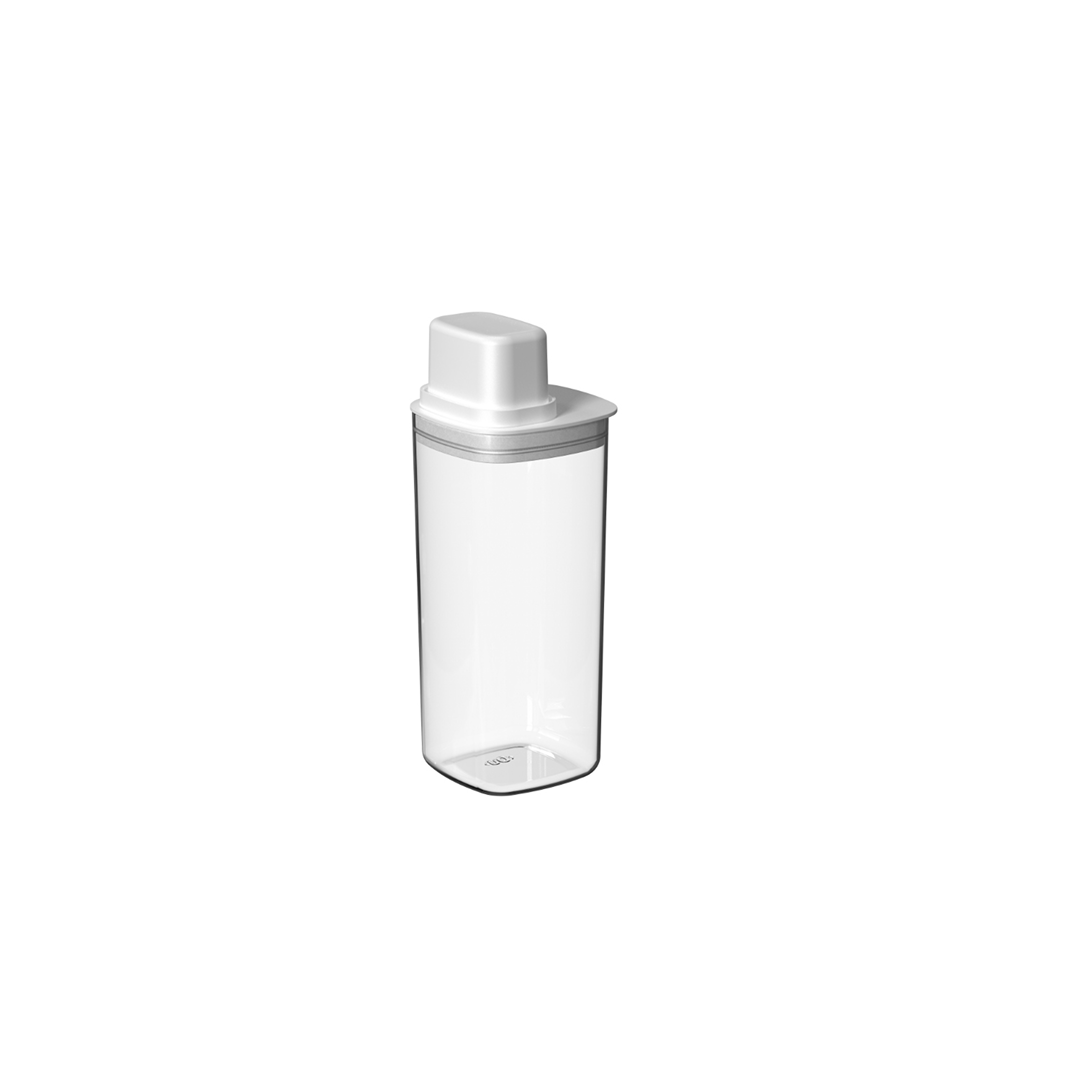 Pote Hermético Para Mantimentos com Medidor Ou Quadrado 1,5L Linha Drop