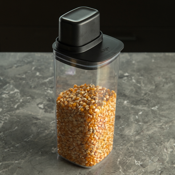 Pote Hermético Para Mantimentos com Medidor Ou Quadrado 1,5L Linha Drop