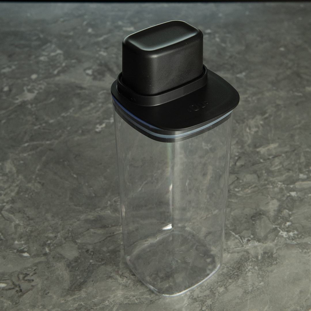 Pote Hermético Para Mantimentos com Medidor Ou Quadrado 1,5L Linha Drop