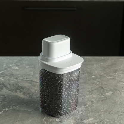 Pote Hermético Para Mantimentos com Medidor Ou Quadrado 1L Linha Drop
