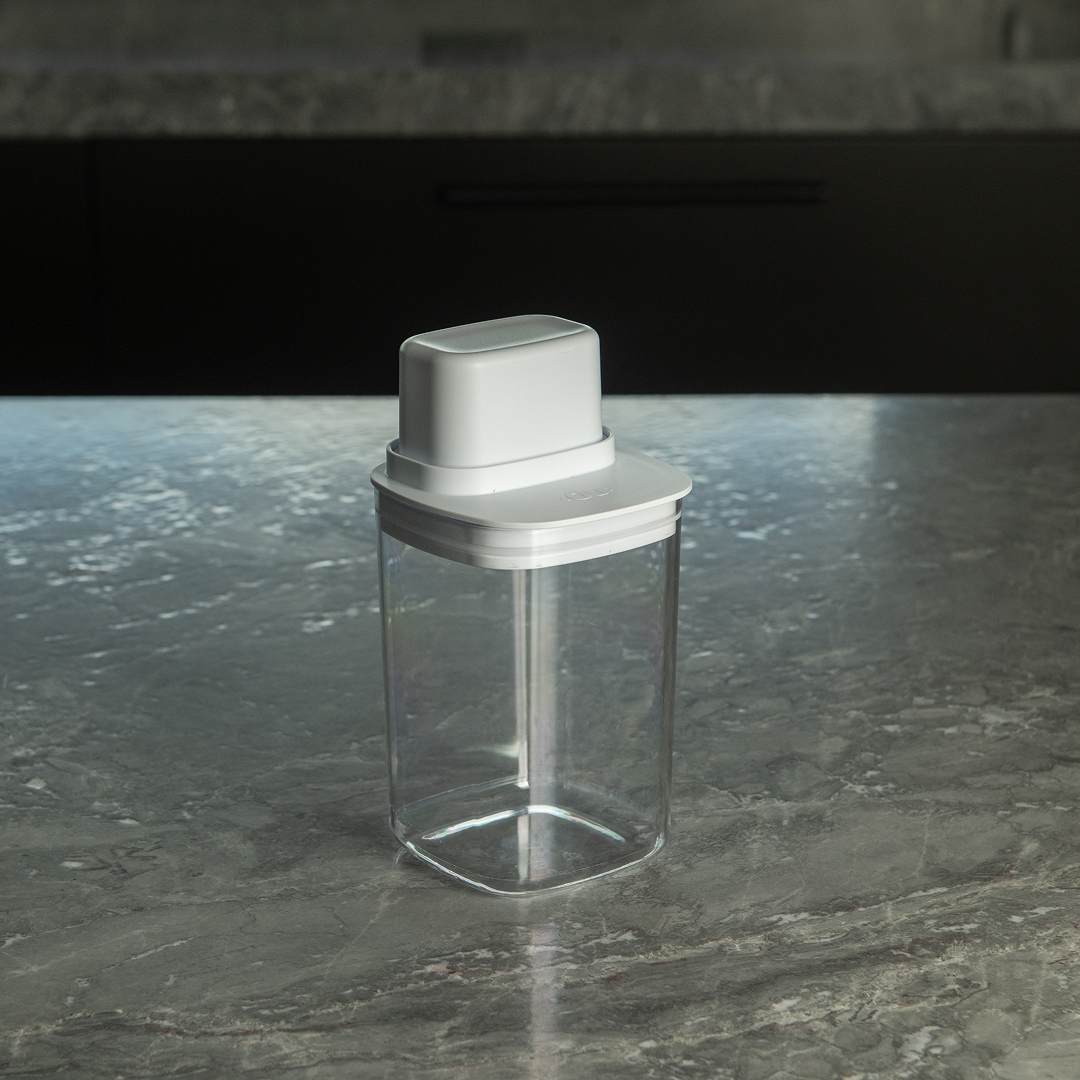 Pote Hermético Para Mantimentos com Medidor Ou Quadrado 1L Linha Drop
