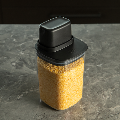 Pote Hermético Para Mantimentos com Medidor Ou Quadrado 1L Linha Drop