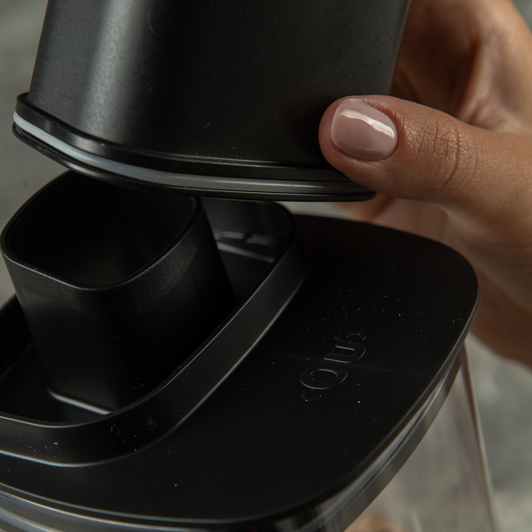 Pote Hermético Para Mantimentos com Medidor Ou Quadrado 1L Linha Drop
