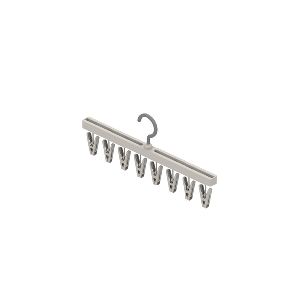 Varal Compacto com 8 Prendedores Ou Linha Flow