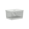 Cesto Organizador Ou 20L com Tampa Linha Grid