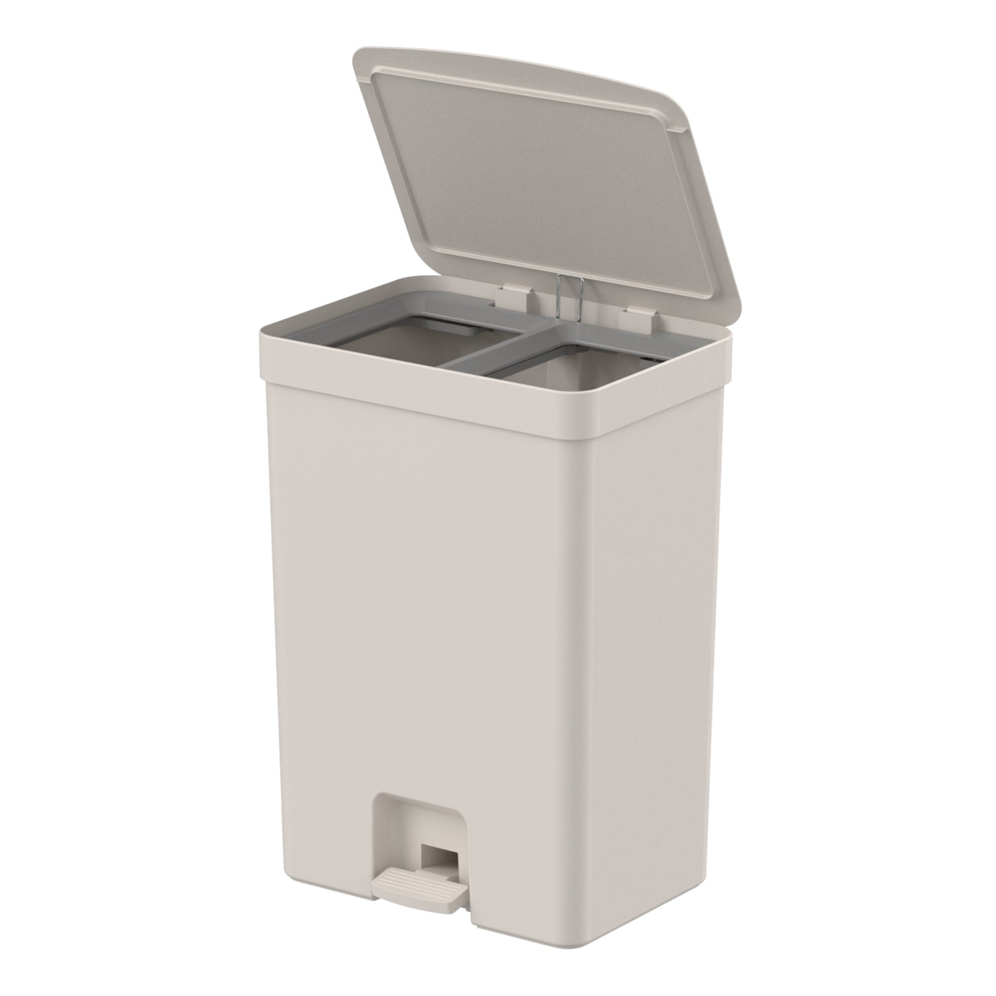Lixeira com Pedal com Duplo Compartimento Ou 30L Linha Trium
