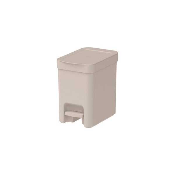 lixeira com pedal Ou 6 Litros cor branca