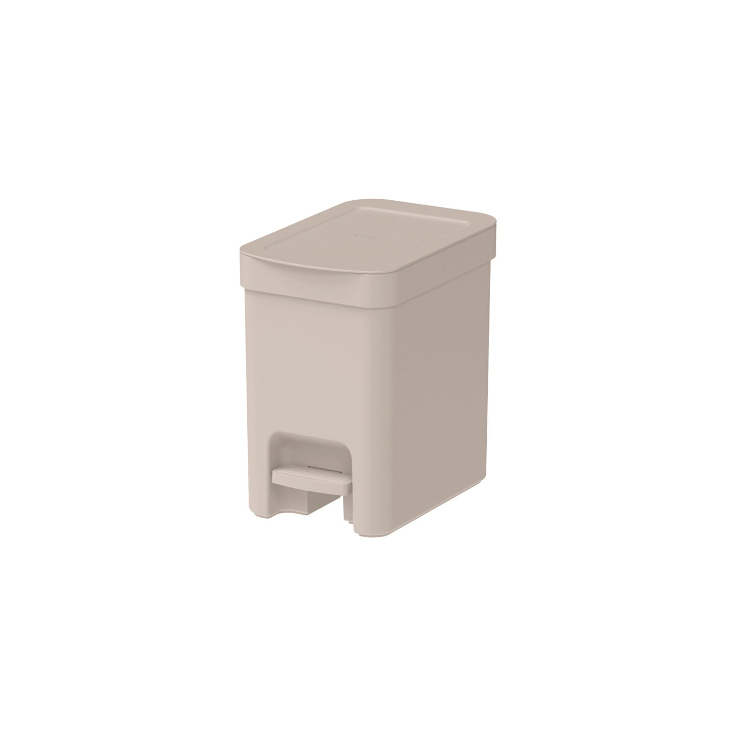 lixeira com pedal Ou 6 Litros cor branca