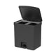 Lixeira de Pedal com Duplo Compartimento Ou 20L Linha Trium