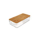 Organizador com Tampa de Bambu Ou 3,5L Linha Clear