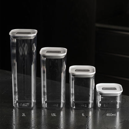 Pote Hermético Ou Quadrado 1L Linha Duo Lock - Ou