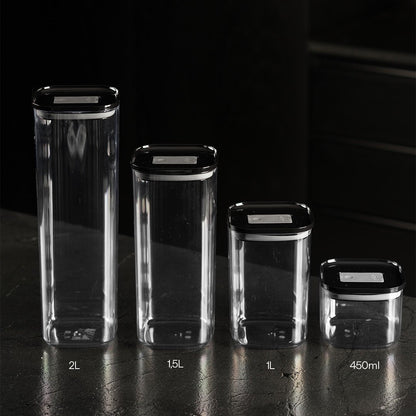 Pote Hermético Ou Quadrado 1L Linha Duo Lock - Ou