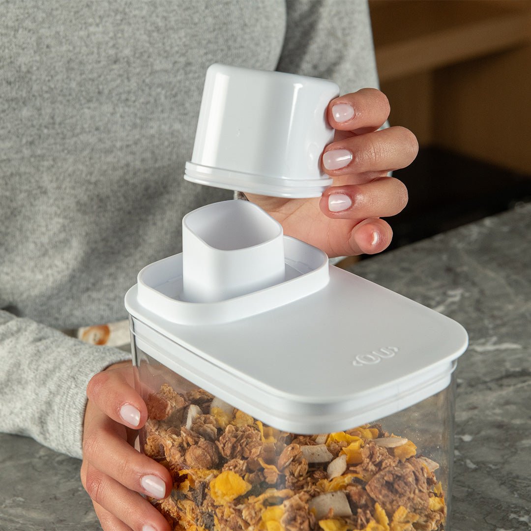 Pote Hermético Para Mantimentos com Medidor Ou 1,5L Linha Drop - Ou