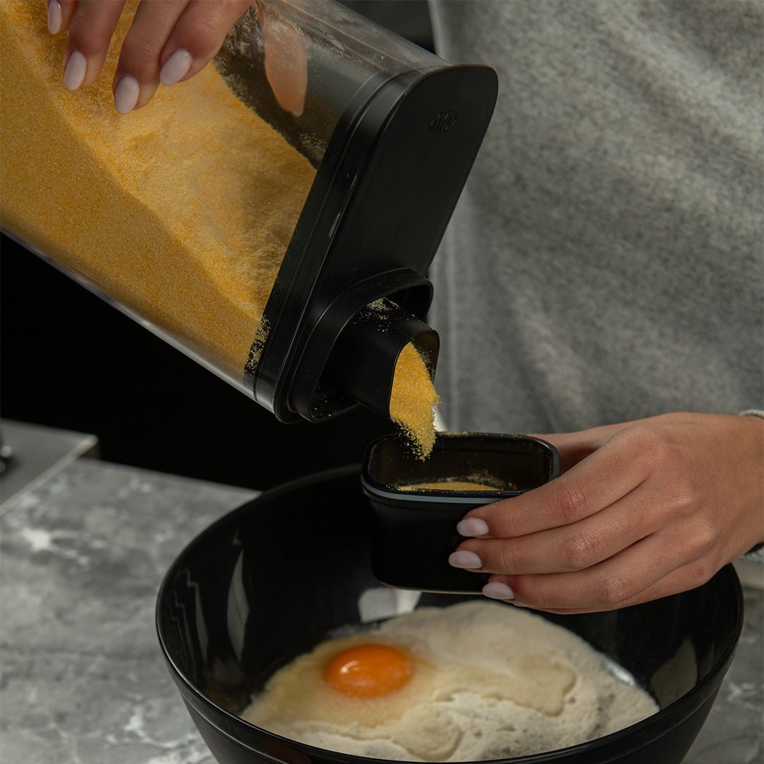 Pote Hermético Para Mantimentos com Medidor Ou 2,3L Linha Drop - Ou