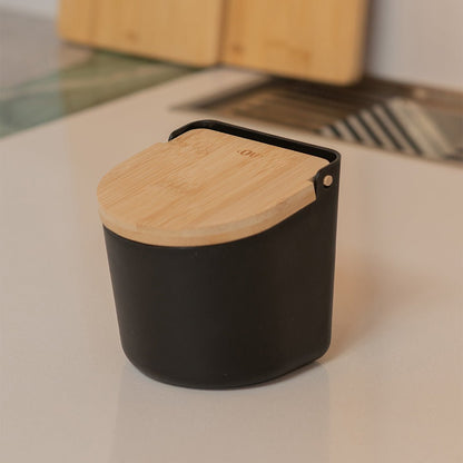 Saleiro com Tampa de Bambu Ou Linha Lume - Ou