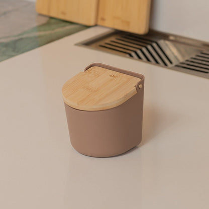 Saleiro com Tampa de Bambu Ou Linha Lume - Ou